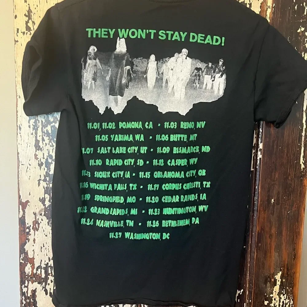 Rob Zombie Night Of The Living Dreads unisex graphic T-shirt. Size Small.